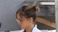 Jennifer Lopez sets temperatures soaring in pink catsuit as she moves on from Ben Affleck with tour rehearsal