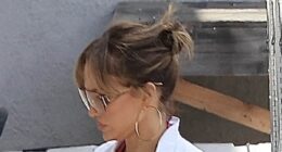 Jennifer Lopez sets temperatures soaring in pink catsuit as she moves on from Ben Affleck with tour rehearsal