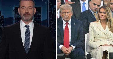 Jimmy Kimmel Roasts President Trump For Dozing Off Next To Melania Trump At His “G.I. Joe-Themed Birthday Party”: “The Closest He Gets To Sleeping With His Wife”