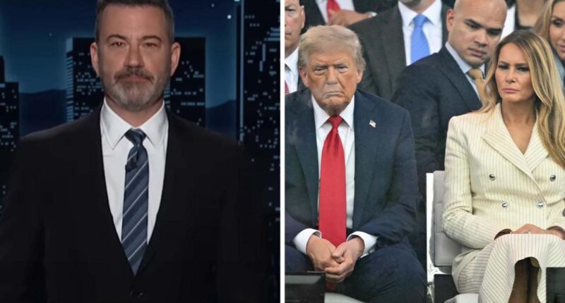 Jimmy Kimmel Roasts President Trump For Dozing Off Next To Melania Trump At His “G.I. Joe-Themed Birthday Party”: “The Closest He Gets To Sleeping With His Wife”