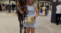 A New Zealand horse racing star has been hailed for an incredible feat of bravery