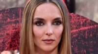 Jodie Comer puts on a showstopping display in a metallic silver gown as she joins co-star Aaron Taylor-Johnson at the premiere of Danny Boyle's long-awaited sequel 28 Years Later