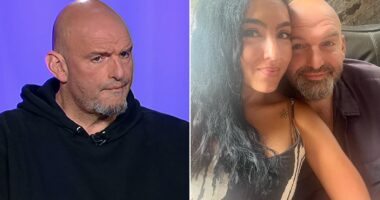 John Fetterman's wife is notably missing in crowd at Fox News debate as marriage rumors swirl