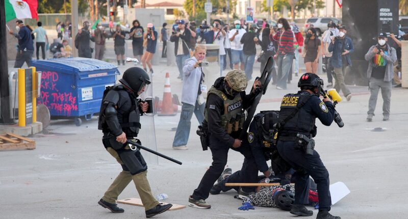 LA anti-ICE rioters will be met with force as ‘idiot’ Gov Newsom fuels fire: police union boss