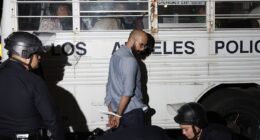 LA fights back with immigration protesters zip-tied and loaded onto buses en masse as Marines head in