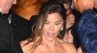 Lauren Sanchez and Jeff Bezos' A-list guests run for cover as pre-wedding party is hit by huge freak thunderstorm