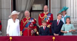 Long to reign over us! Crowds cheer King Charles and Queen Camilla on balcony as Kate, William and their children join them to see Trooping the Colour flypast