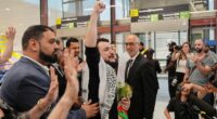 Mahmoud Khalil vows to continue protesting Israel's war in Gaza after coming back home
