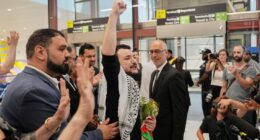 Mahmoud Khalil vows to continue protesting Israel's war in Gaza after coming back home