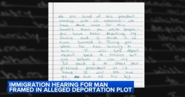 Man allegedly framed in threat to President Donald Trump set for immigration hearing in Chicago