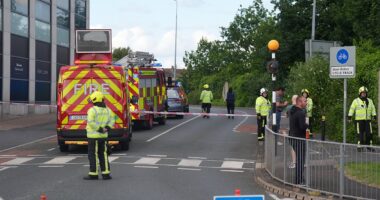 Man dead and nine-year-old girl injured after shopping centre shooting in Ireland - as bomb squad are deployed after 'suspicious' device was found