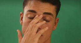 Man fights back tears after partner shares passionate kiss with stranger - before brazenly revealing plans to sleep with him