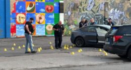 Man found dead near Cleveland church; car at scene riddled with bullet holes
