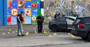 Man found dead near Cleveland church; car at scene riddled with bullet holes