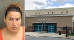 Married Florida math teacher, 32, accused of classroom sex with student during lunchtime