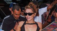 Miley Cyrus Shows Off Her Bust in Sheer Dress That Barely Covers Her Nipples