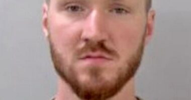 Moment 'evil' rapist soldier is caught hiding in toilet after assaulting woman twice in brutal street attack
