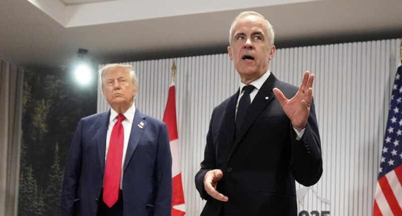 Moment Trump is savagely cut off by Canada's Mark Carney showcases tense power struggle amid 51st state drama
