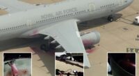 Moment pro-Palestine protesters break into RAF Brize Norton & vandalise 2 planes in ‘deeply concerning’ security breach