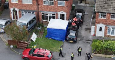 Mother of tragic girl, nine, who died with her father in house blaze was away on Eid pilgrimage when disaster unfolded