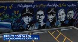 Mural honoring some of Chicago police officers recently killed in line of duty to be unveiled on Archer in Garfield Ridge