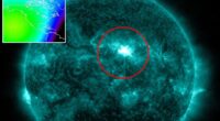 A powerful solar flare erupted from the sun on Tuesday, prompting warnings from NASA about potential blackouts and communication disruptions. The solar flare, classified as an X1.2 flare, one of the most severe types, exploded from the sun's Earth-facing side at around 6pm ET. 'X-class denotes the most intense flares, while the number provides more information about their strength,' NASA shared in a release.