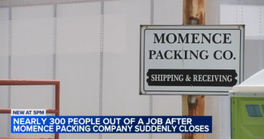 Nearly 300 lose jobs after Johnsonville Foods announces sudden closure of Momence Packing Company facility in Illinois