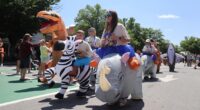 New Hampshire city in 'Jumanji' marks 30th anniversary with animal costume race