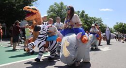 New Hampshire city in 'Jumanji' marks 30th anniversary with animal costume race