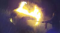 New York police officer and Good Samaritans save 68-year-old woman from vehicle engulfed in flames