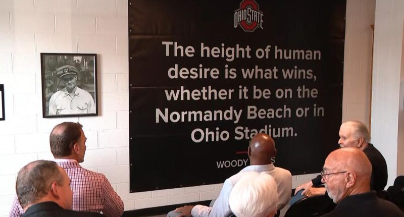 Ohio State ROTC honors former coach Woody Hayes with a dedication ceremony
