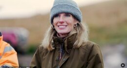 Our Yorkshire Farm stars Amanda (pictured) and Clive Owen's return to screens has finally been confirmed after months of fretting from desperate fans