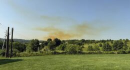 Panic in Ohio as huge NITRIC ACID spill grounds flights, sparks mass evacuations and creates ominous dust cloud