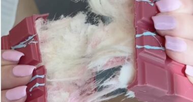 People left disgusted by bizarre new 'hairy' Dubai chocolate bar and say it looks like 'loft insulation'