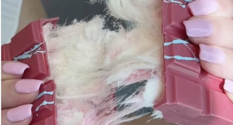 People left disgusted by bizarre new 'hairy' Dubai chocolate bar and say it looks like 'loft insulation'