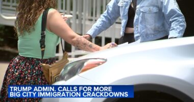 President Donald Trump calls for expanding ICE deportation raids in Chicago, other big cities