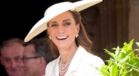 Princess of Wales is radiant in a white Self Portrait dress as she arrives at St George's Chapel for the Order of the Garter ceremony