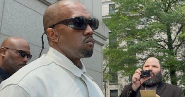 Rapper Ye, formerly known as Kanye West, briefly shows up to support Sean 'Diddy' Combs at trial