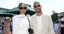 Rochelle Humes is the epitome of chic as she joins husband Marvin, Sir David Beckham, Eddie Redmayne with wife Hannah Bagshawe, and of course - Cliff Richard on day 1 of Wimbledon
