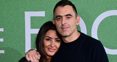 Ronnie O'Sullivan and Laila Rouass MARRIED: Couple finally tie the knot 10 months after split in low-key town hall ceremony in Shadwell