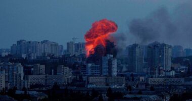 Russia launches biggest drone barrage of the Ukraine war, Kyiv says