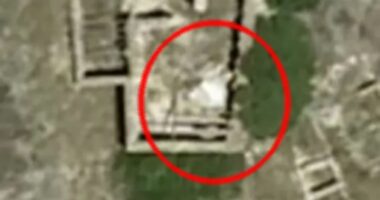 Satellite pic from days after Maddie vanished shows eerie ‘tent’ in Brueckner’s camping spot now being searched by cops