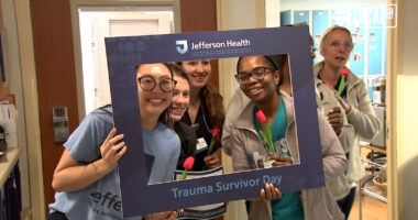 Saying thanks to the Trauma Team