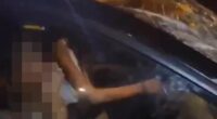 Sex assault horror across Paris after PSG Champions League win: Shocking footage shows huge mob surround terrified women's car and smash window as other victims describe sexual violence
