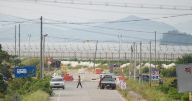 Six Americans detained after ‘throwing 1,600 bottles filled with rice, Bibles, and $1 bills’ into sea toward North Korea