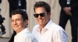 Skinny Leonardo DiCaprio, suave Tom Brady and newly-single Orlando Bloom lead stylish male guests at Jeff Bezos' wedding