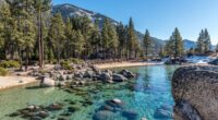 Snooty Lake Tahoe residents in uproar over plan to let local dishwashers access their private beaches
