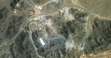 Startling new satellite pictures show secret activity at Iranian nuclear site that the US bombed to pieces