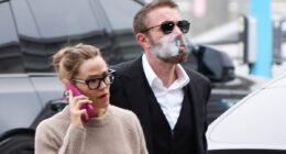 Stony-faced Ben Affleck frostily reunites with 'love of his life' Jennifer Garner after her man moved in