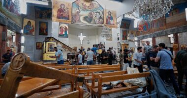 Suicide bomber kills at least 22 in Greek Orthodox church in Syria during Divine Liturgy